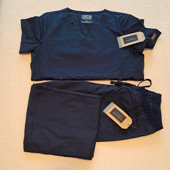 Cherokee Core Stretch scrub set top and pants - Picture 1 of 7
